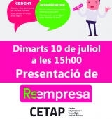 El CETAP acull la presentació del programa Reempresa