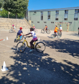 L’Alt Urgell se suma a la Setmana Europea de la Mobilitat Sostenible amb infants de l’Institut Escola d’Oliana