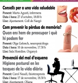 Vida saludable, higiene postural i prevenció de la pèrdua de memòria conformen el cicle Salut i qualitat de vida