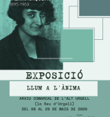 La figura de Palmira Jaquetti serà visible durant el mes de maig a l’Alt Urgell