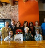 Teresa Bonany, veïna de Noves de Segre, ha complert 100 anys