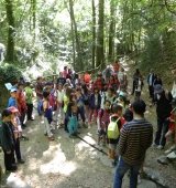 Prop de 250 alumnes de l’Alt Urgell visiten els paisatges d’aigua del sud de la comarca