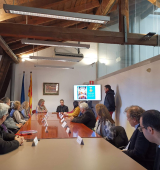 Visita institucional del bisbe d'Urgell al Consell Comarcal