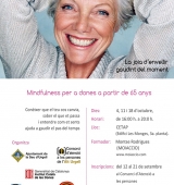 Taller gratuït de mindfulness i benestar adreçat a dones a partir de 65 anys