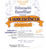 Taller Moneo a Oliana per abordar els factors de protecció familiars durant l’adolescència