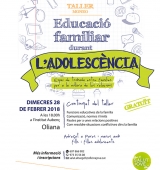 Dos tallers plantegen a Oliana l’educació familiar durant l’adolescència i les conductes saludables